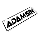 Adamsın Yazılı Sök Tak Dekor Plaka thumbnail 1