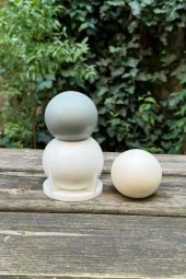 Küre 7cm Çap Silikon Mum Kalıbı - 2