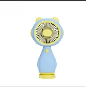 Mini El Fanı Usb Şarjlı Taşınabilir 3 Kademeli Figürlü Ergonomik Tasarımlı Vantilatör - 3
