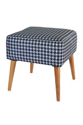 Sanal Mobilya PRAGA KARE PUF KAZAYAĞI DESENLİ - 3