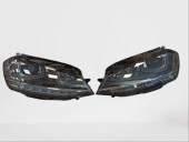 GOLF 7 IÇIN UYUMLU U LED FAR SILVER HAREKETLI thumbnail 1