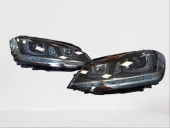 GOLF 7 IÇIN UYUMLU U LED FAR SILVER HAREKETLI thumbnail 4