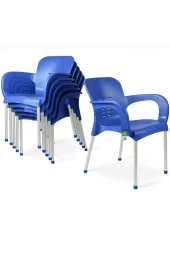 NetBazaars Plastik Sandalye 6 Adet - 1