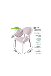 SAZLIK Capissi Spor Rattan Bambu Koltuk (beyaz) thumbnail 4