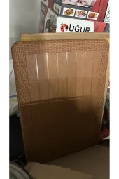 Comfort Leylak Monoblok 4 Ad Plastik Sandalye 70x120 Masa Takımı - 2