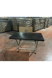 Gardelia 6 Adet Acı Kahve Rattan Efektli Plastik Kollu Sandalye 70x120 Plastik Katlanır Metal Ayak Sandalye - 3