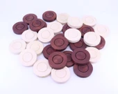 Kayın Ağacından 35 mm Tavla Pulu 3,5cm - 2