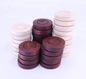 Kayın Ağacından 35 mm Tavla Pulu 3,5cm - 5
