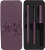 Faber-Castell Glam Dolma-Tükenmez Kalem Seti Böğürtlen - 2