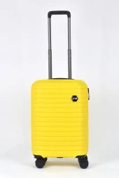 Elatae Ehs Kabin Boy Polipropilen Kırılmaz Valiz Sarı 010663 thumbnail 2