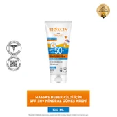 Bioxcin Suncare Baby Çok Yüksek Korumalı Mineral Güneş Kremi SPF50+ 100ml thumbnail 3