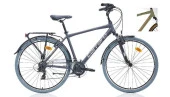 Carraro Elite 704 28 Jant 48 cm 21 Vites V Fren Şehir Bisikleti Haki Yeşil Kahverengi - 1