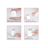 Sevimli Hava Nemlendirici Buhar Makinesi Lovely Humidifier Led Işıklı Aroma Difüzörü - 5