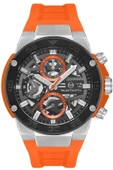 Sergio Tacchini ST.3.10006-1 Turuncu Ton Çok Fonksiyonlu Erkek Kol Saati - 1