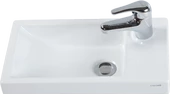 Creavit TP025 Elmas Tezgah Üstü Lavabo 25X45 cm Beyaz - 1