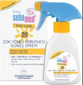 Sebamed Sun Care Bebek Güneş Losyonu Kremi Sprey 50+ Faktör 200ML (Hassas Ciltler İçin) (3 Lü Set) - 2