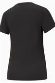 Puma Ess Logo Tee Kadın Siyah T-Shirt 586774-01 - 7