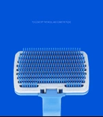 Periboia Düğmeli Kendini Temizleyen Fırça - Evcil Hayvan Tüy Tarağı - 5