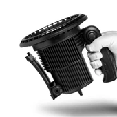 POWERMASTER MX-W869A SÜPER PARLAK UZUN MENZİLLİ TAŞINABİLİR EL FENERİ IŞILDAK - 3