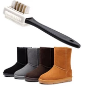 Periboia Üç Taraflı Taşınabilir Süet Bot Ayakkabı Temizleme Bakım Fırçası - 5