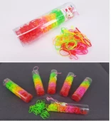 Periboia 150 Adet Renkli Rainbow Lastik Toka Cimcime Tokası - 1