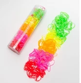 Periboia 150 Adet Renkli Rainbow Lastik Toka Cimcime Tokası - 3