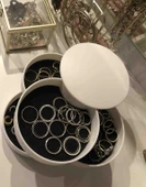 Periboia 4 Katlı Dönebilen Silindir Takı Ve Makyaj Organizer Kutusu - 3