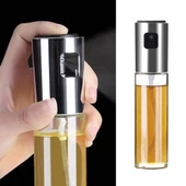 Periboia Cam Yağ Limon Sos Spreyi Yağ Şişesi Yağdanlık thumbnail 4