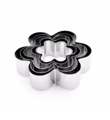 Periboia Çiçek Kurabiye Kalıbı Metal 5 Parça - 3