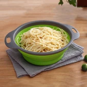 Periboia Silikon Hazneli Katlanabilir Süzgeç - 4