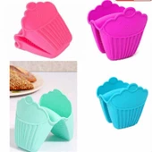 Periboia Fırın Eldiveni Silikon Kaymaz Su Geçirmez Yanmaz Silikon Eldiven thumbnail 1