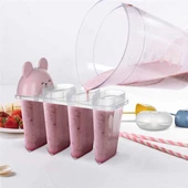 Periboia Sevimli  Figürlü Meybuz Dondurma Kalıpları 4 Adet thumbnail 4