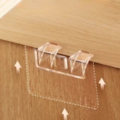 Periboia 4 Adet Raf Destek Aparatı Dolap İçi Raflar İçin 4'lü Plastik Güçlü Yapışkanlı Tutucu Destek - 2