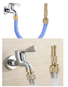 Periboia Hortum Tazyik Aparatı - 2 Fonksiyonlu Sprey- Tazyik Bahçe Araba Balkon Yıkama Püskürtücü Aparat - 4