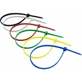 Periboia 30 Adet Renkli Plastik Cırt Kelepçe Kablo Bağı Kablo Düzenleyici - 2