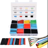 Periboia 560 Parça Makaron Seti Özel Kapaklı Kutulu Kablo Birleştirme Koruyucu Sıcaklıkla Daralan Makaron Set - 1