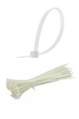 Periboia 100 Adet Plastik Cırt Kelepçe Kablo Bağı Kablo Düzenleyici- 3.6 X 150 MM - 2