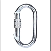 Periboia Otomatik Kilitli Oval Çelik Karabina CE Belgeli - 5