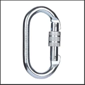 Periboia Otomatik Kilitli Oval Çelik Karabina CE Belgeli - 4