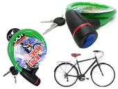 Periboia Anahtarlı Çelik Bisiklet Kilidi - 1