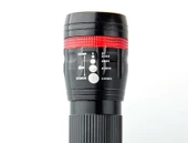 Periboia Power Ledli ve Zoomlu 2 Km Menzilli Alüminyum El Feneri - 2