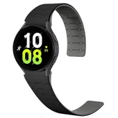 Gpack Samsung Galaxy Watch 7 44mm Kordon Mıknatıslı Parça Çizgi Desenli Silikon KRD111 thumbnail 2