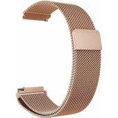 Gpack Samsung Galaxy Watch 7 44mm Kordon Hasır Metal Örgülü Ayarlanabilir - 4
