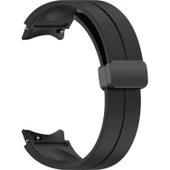 Gpack Samsung Galaxy Watch 7 44mm Kordon Silikon Mıknatıslı Ayarlanabilir HS19 - 1