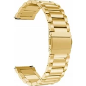 Gpack Samsung Galaxy Watch 7 44mm Kordon Metal Sıralı Kordon KRD 04 - 5