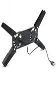 Periboia 2 Fanlı Notebook Soğutucu Portatif Katlanabilir Laptop Soğutucu Fan Usbli Stand Bilgisayar Fanı - 5