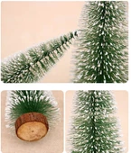 Periboia Yılbaşı Ağacı - Masa Ağacı Kütüklü 10 Cm - 3