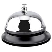Periboia Resepsiyon Zili - Masa Zili Otel Resepsiyon Görevli Çağırma Çanı Gümüş - 4