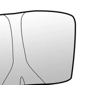 Coofbe Çok Katmanlı Tesla Ön Cam Güneşlik Tesla Model Y Model 3 için Ön Cam Güneşliği 140cm x 80cm - 4