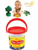 Periboia 6 Renkli Buğday Unu Oyun Hamuru Kova - 1